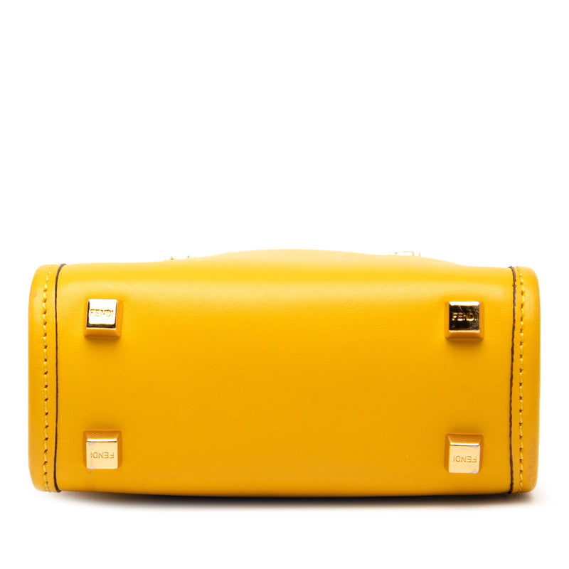 Fendi Sunshine Shopper Mini Leather 2way Bag