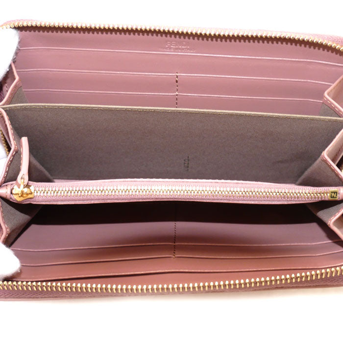 Fendi By The Way Leather Long Wallet