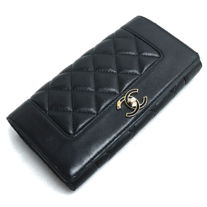 Chanel Matelasse Mademoiselle Lambskin Wallet