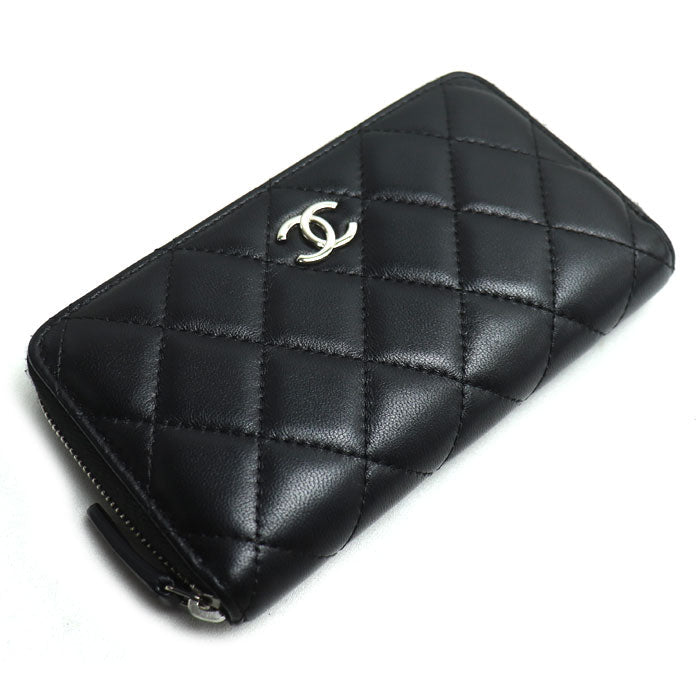 Chanel Matelasse Lambskin Long Wallet