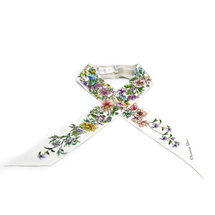 Dior Mitzah Flora Silk Scarf
