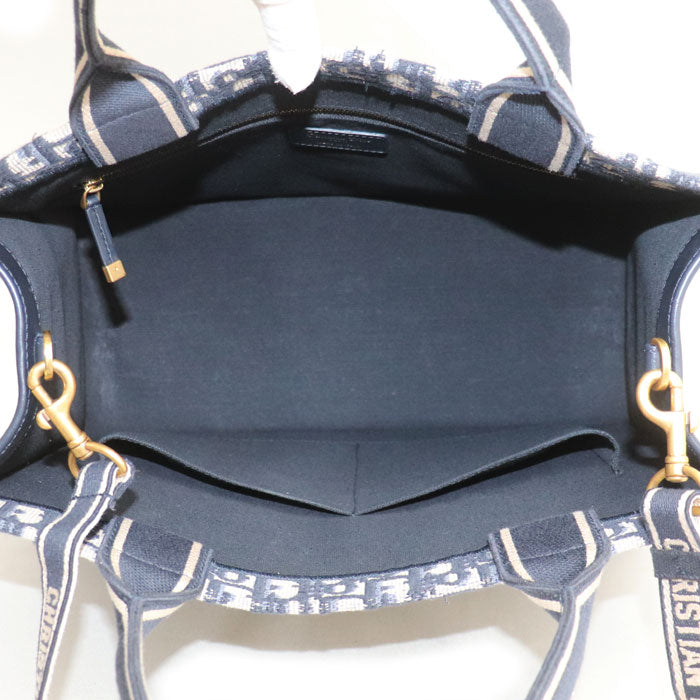 Dior Book Tote Oblique Cotton Calf Tote Bag