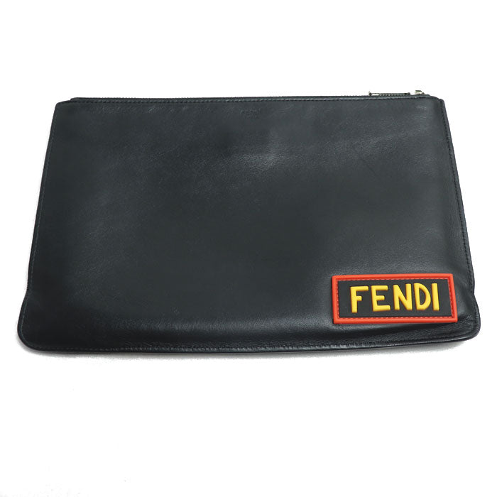 Fendi Vocabulary LOVE Leather Clutch Bag