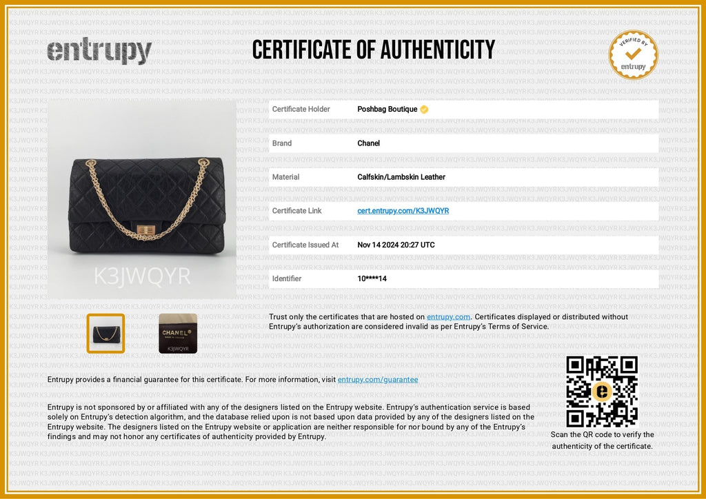 Chanel 2.55 Reissue 226 Aged Calfskin Double Flap Bag