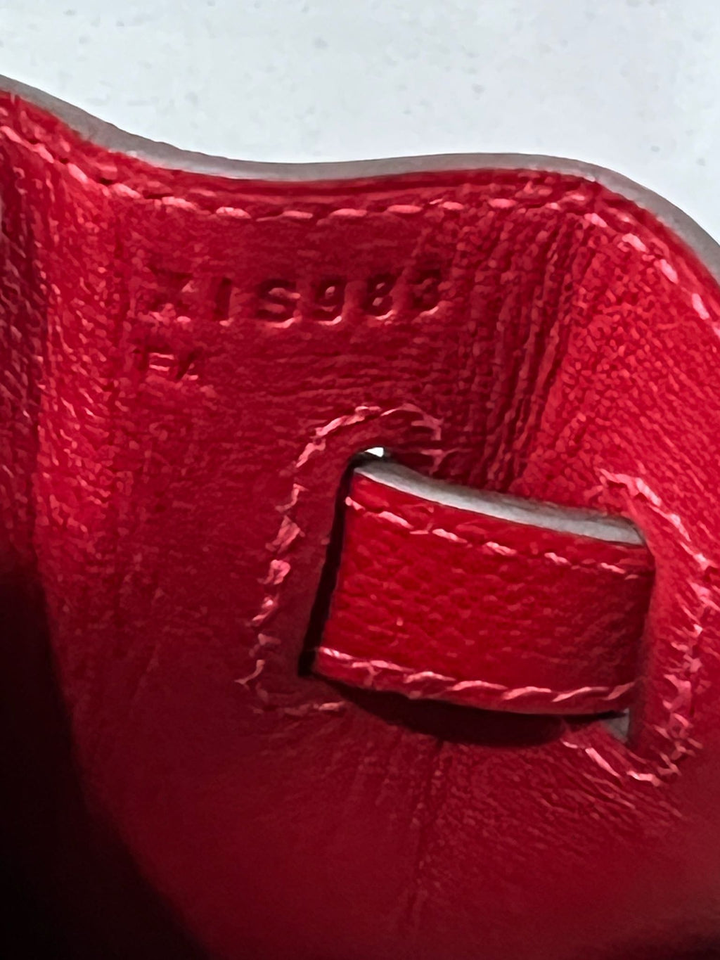 HERMÈS KELLY 32 EPSOM LEATHER ROUGE BAG