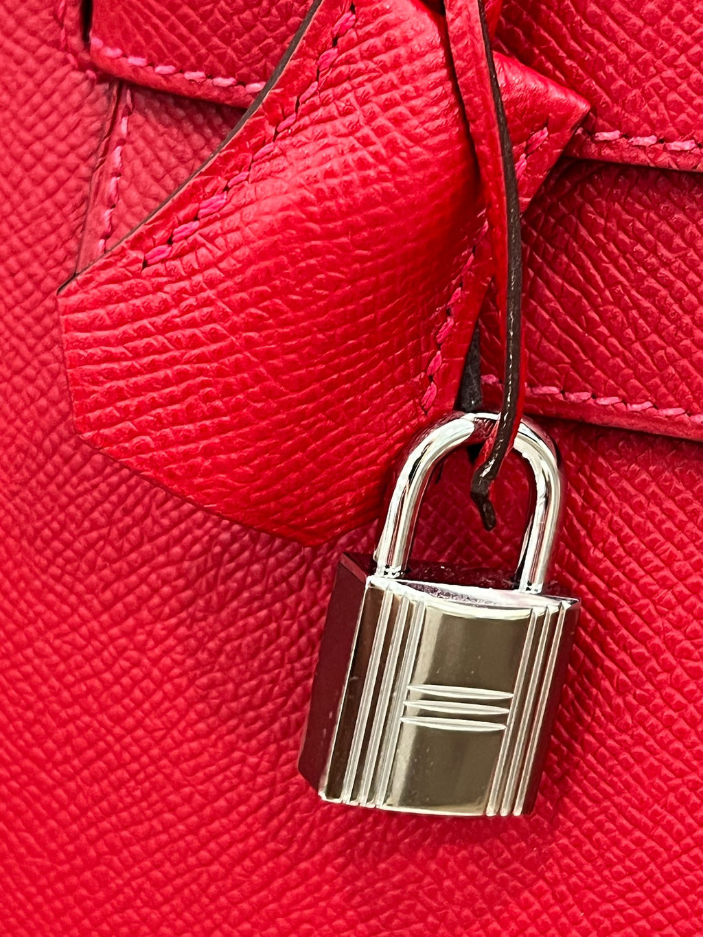 HERMÈS KELLY 32 EPSOM LEATHER ROUGE BAG