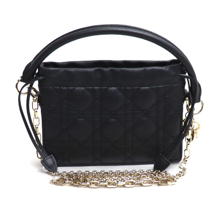 Dior Lady Dior Milley Lambskin 2way Shoulder Bag