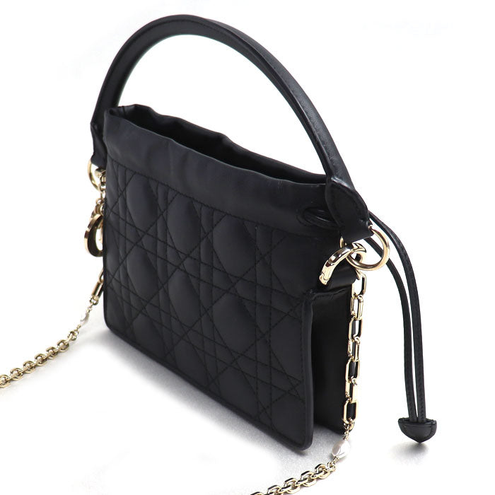 Dior Lady Dior Milley Lambskin 2way Shoulder Bag