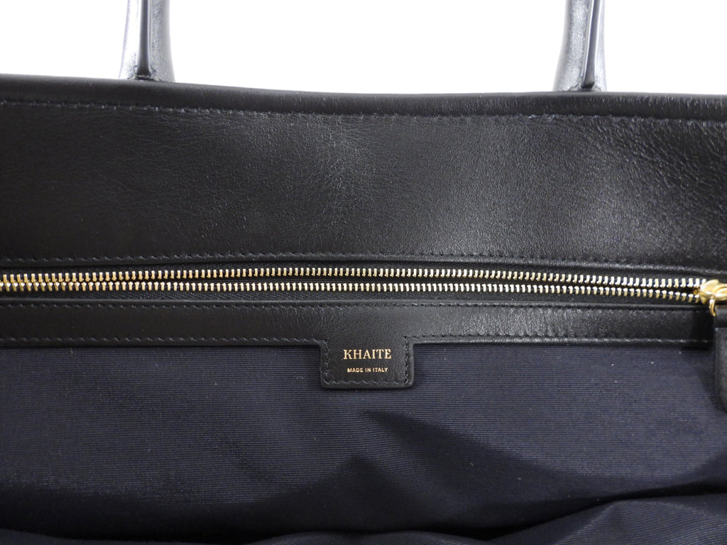 Khaite Large Raffia East West Tote Bag