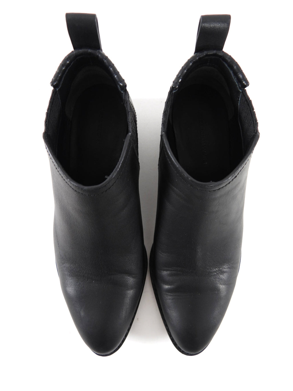 Alexander Wang Black Leather Kori Ankle Boots - 36.5