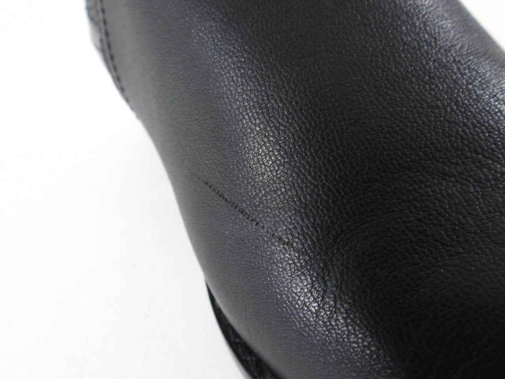 Alexander Wang Black Leather Kori Ankle Boots - 36.5