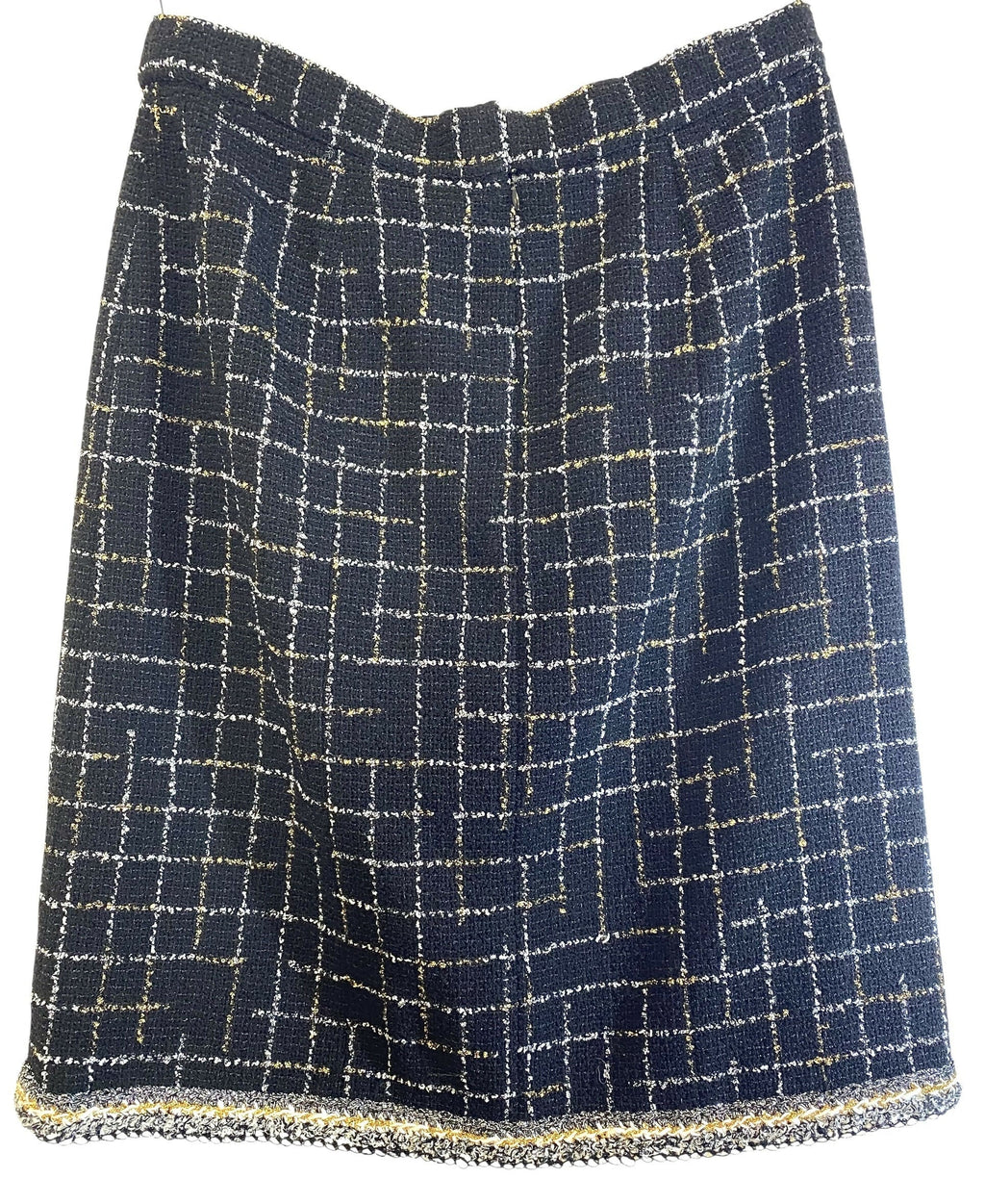 NEW W TAGS CHANEL 17S FANTASY TWEED 'ROBOT' SKIRT FR 46