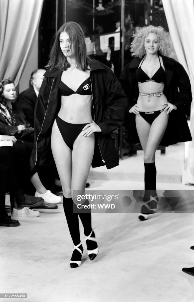 Chanel Vintage Cruise 1994 Logo-Documented Bikini