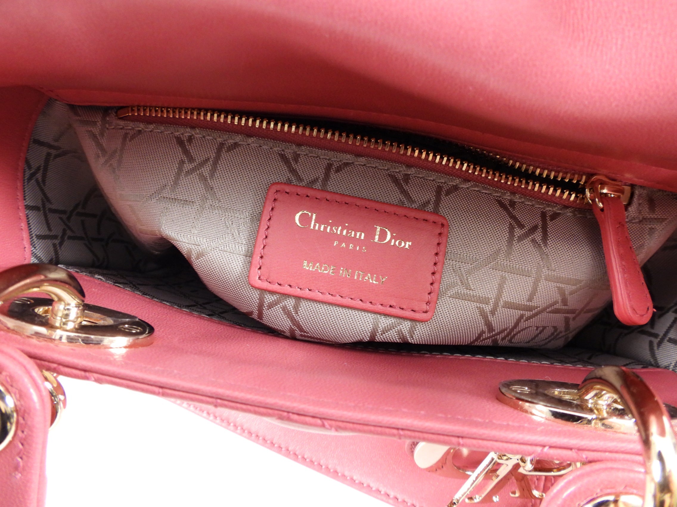 Dior Lady Dior Pink Cannage Mini My ABCdior Bag