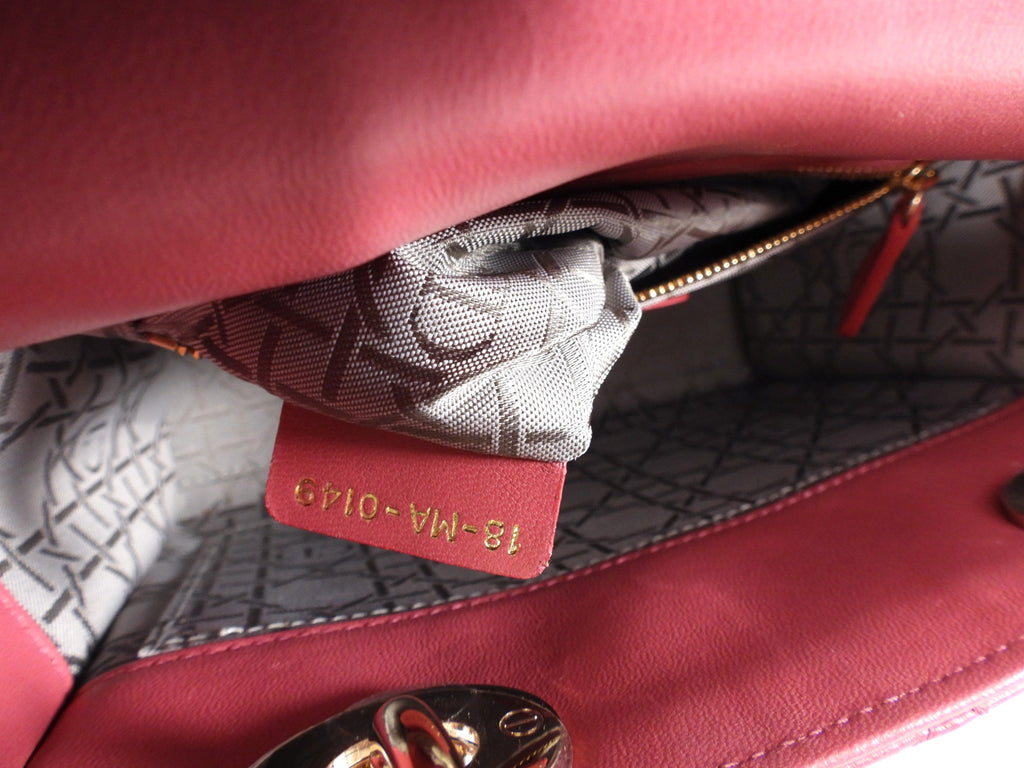 Dior Lady Dior Pink Cannage Mini My ABCdior Bag