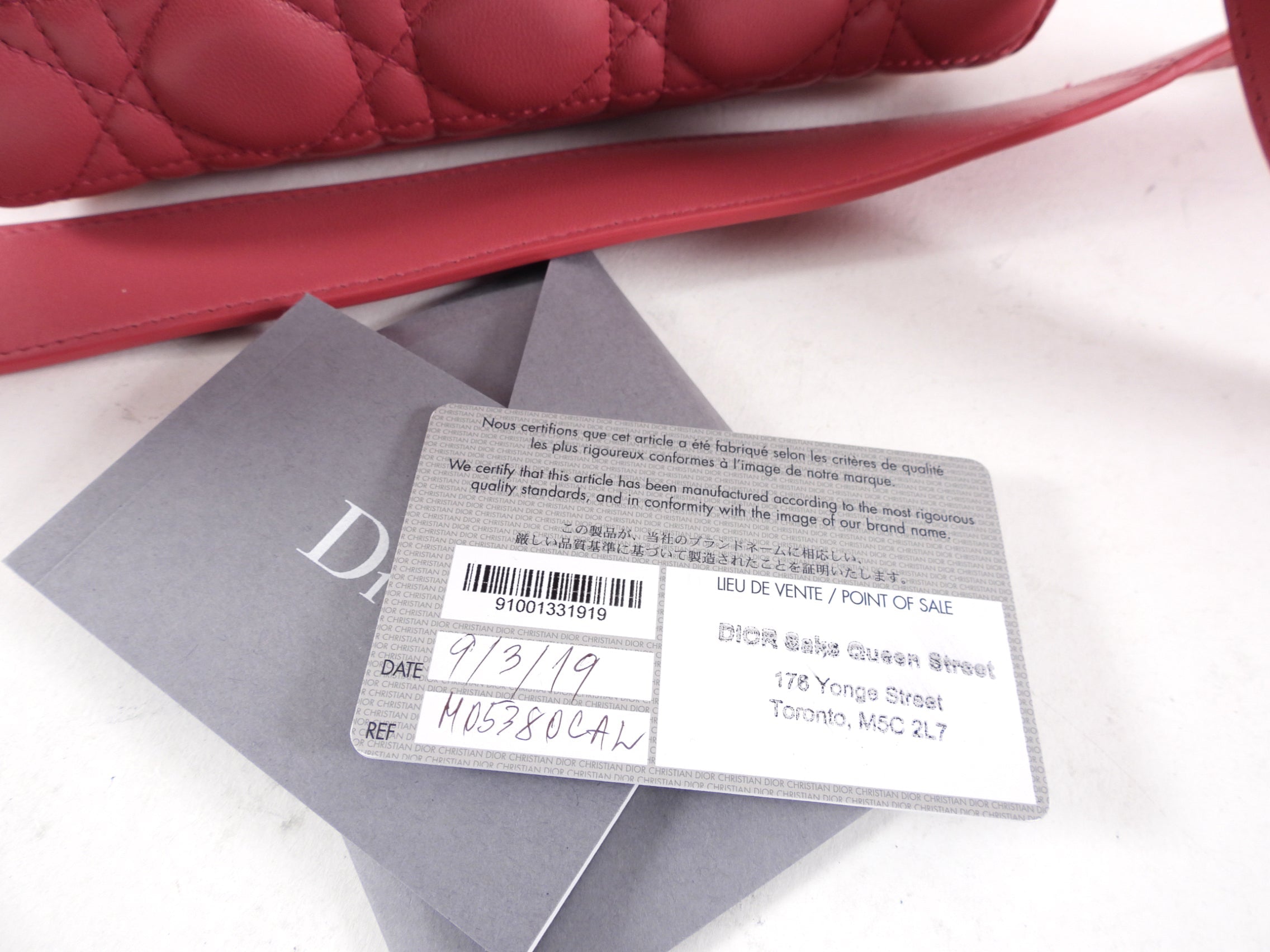 Dior Lady Dior Pink Cannage Mini My ABCdior Bag
