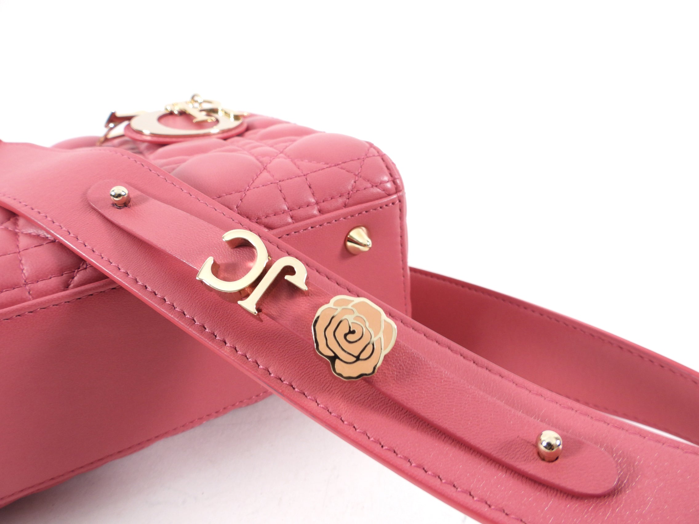 Dior Lady Dior Pink Cannage Mini My ABCdior Bag