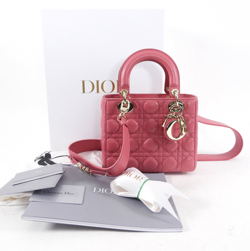 Dior Lady Dior Pink Cannage Mini My ABCdior Bag