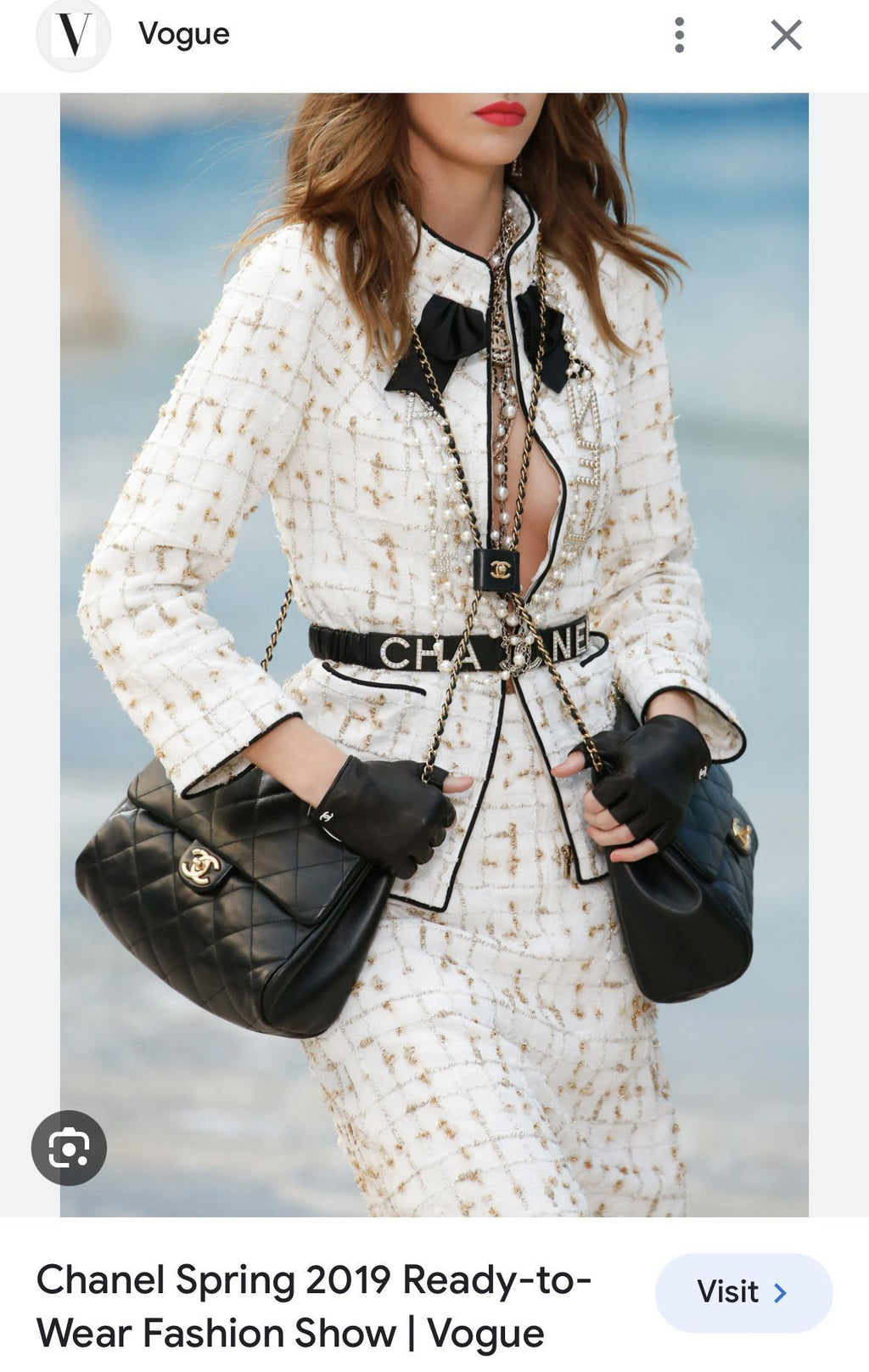Chanel 19S Beach Collection Jacket
