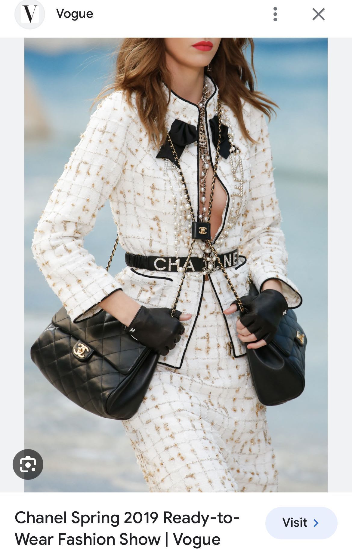 Chanel 19S Beach Collection Jacket