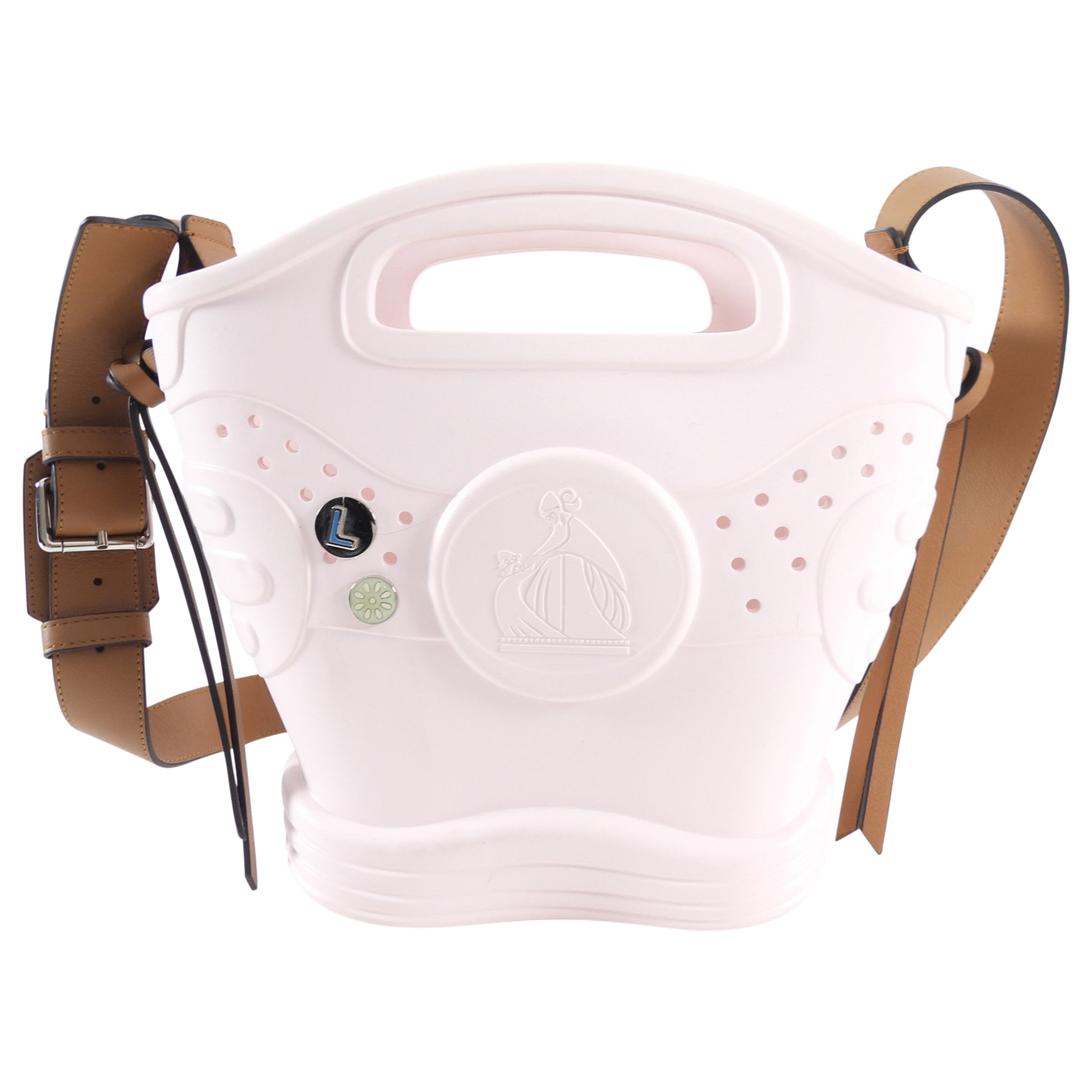 Lanvin Light Pink Rubber Toy Tote Bag