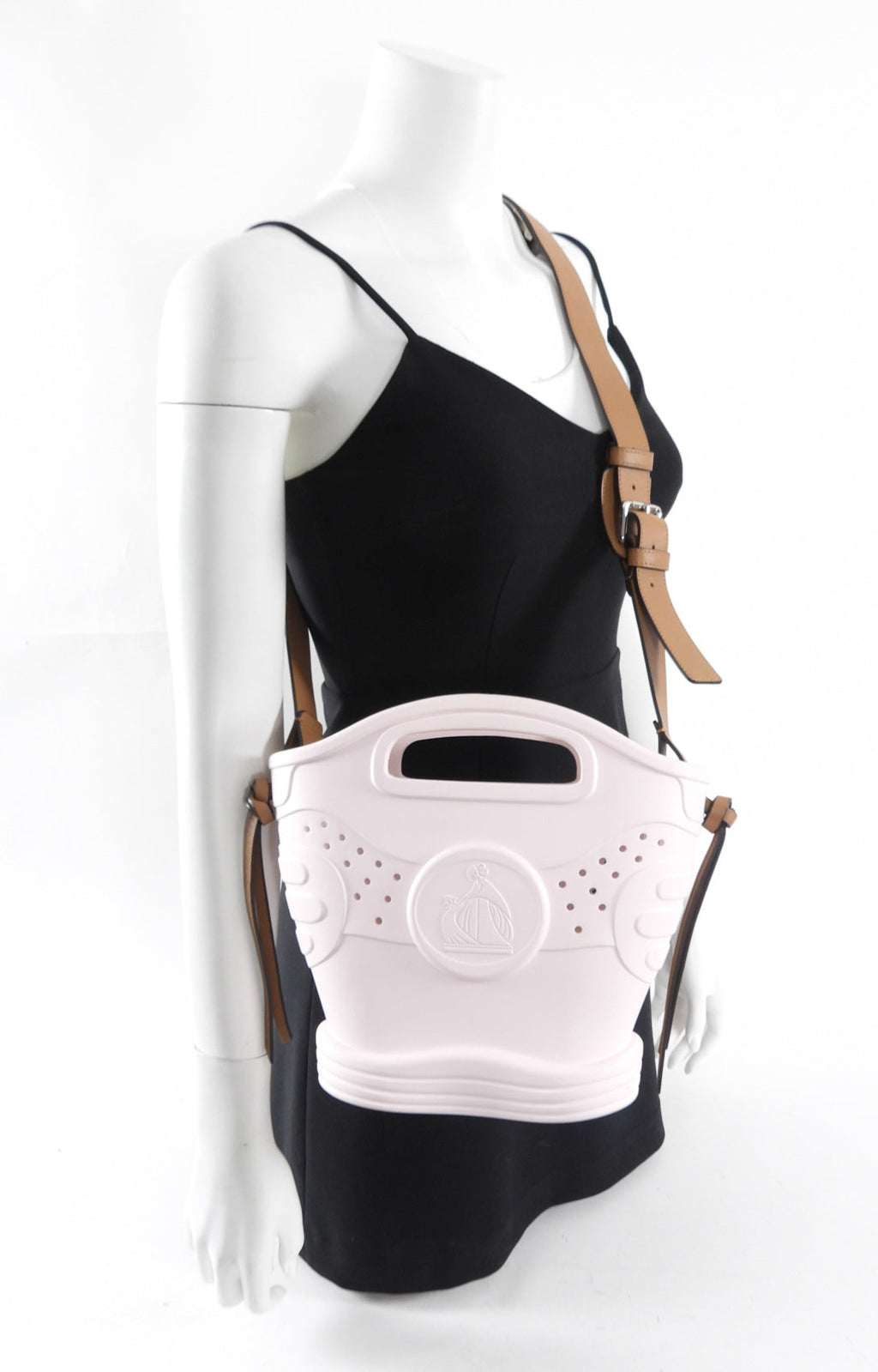 Lanvin Light Pink Rubber Toy Tote Bag