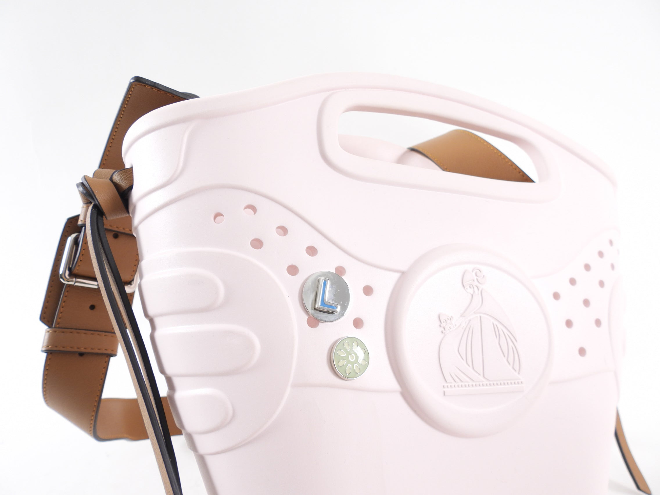 Lanvin Light Pink Rubber Toy Tote Bag