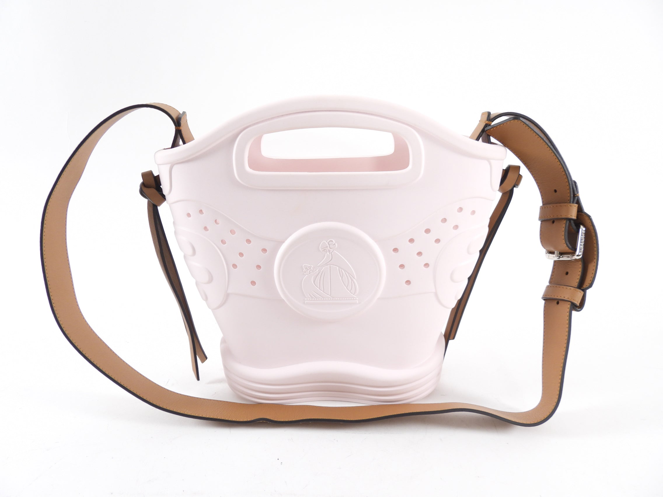 Lanvin Light Pink Rubber Toy Tote Bag