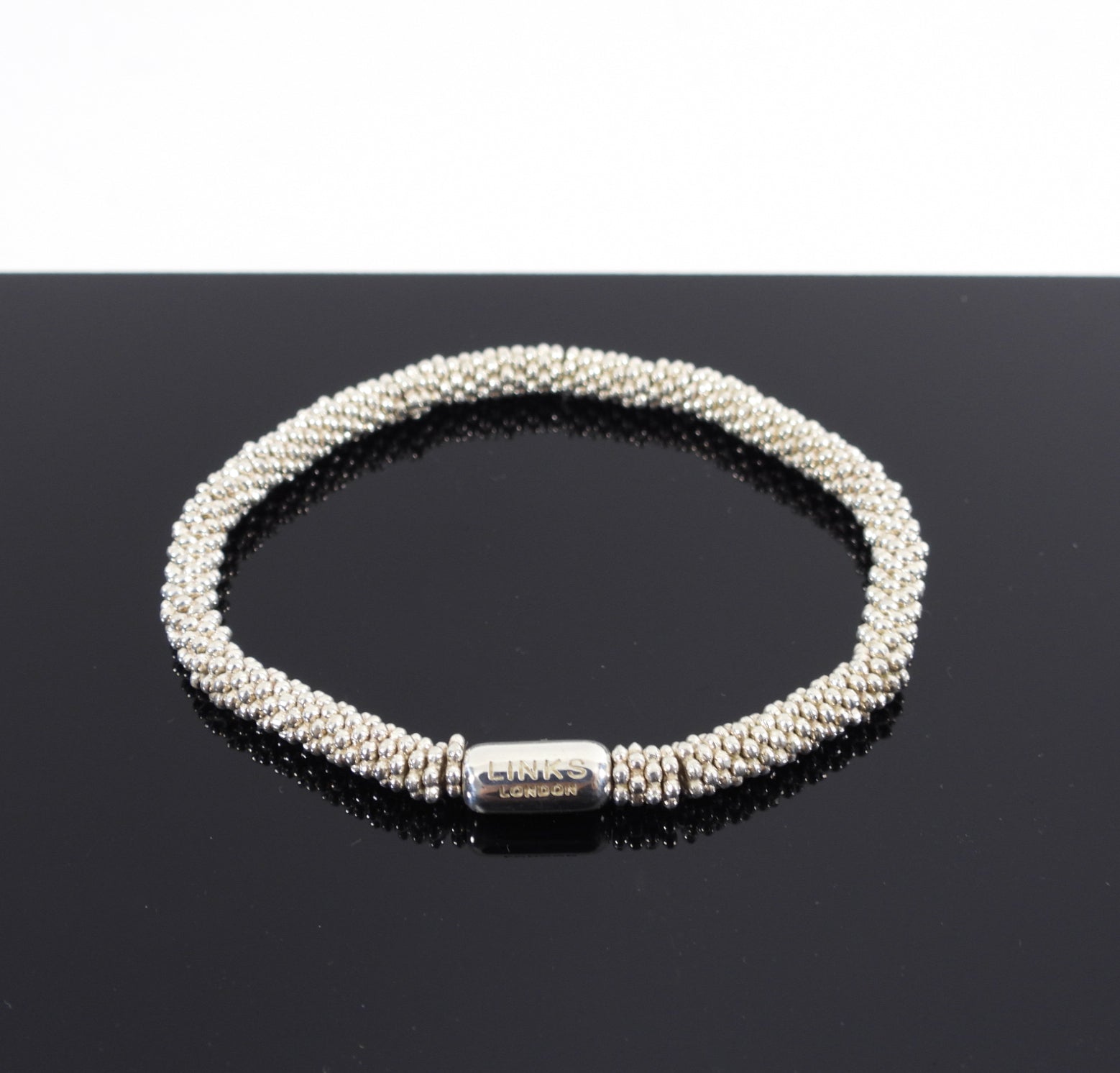 Links of London Sterling Silver Thin Effervescence Bracelet - XS