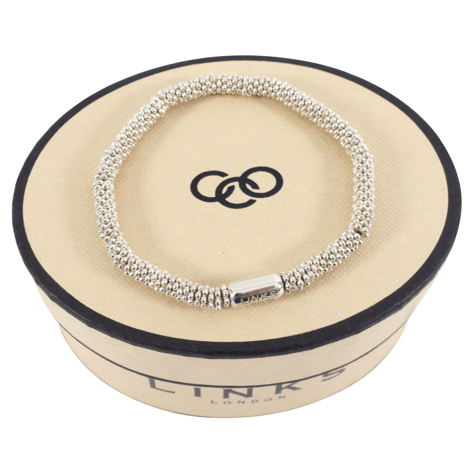 Links of London Sterling Silver Thin Effervescence Bracelet - XS