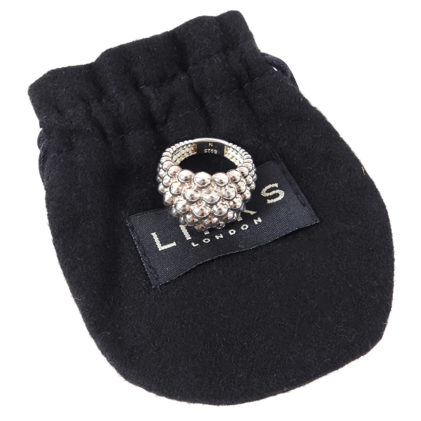 Links of London Sterling Silver Effervescence Bubble Ring - 6.5