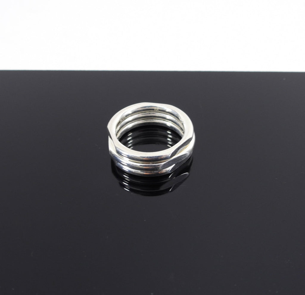 Links of London Sterling Silver Triple Ring - 6