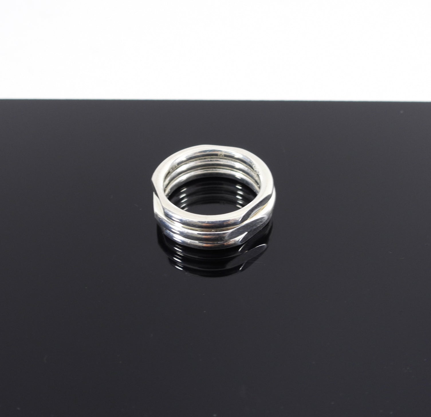 Links of London Sterling Silver Triple Ring - 6