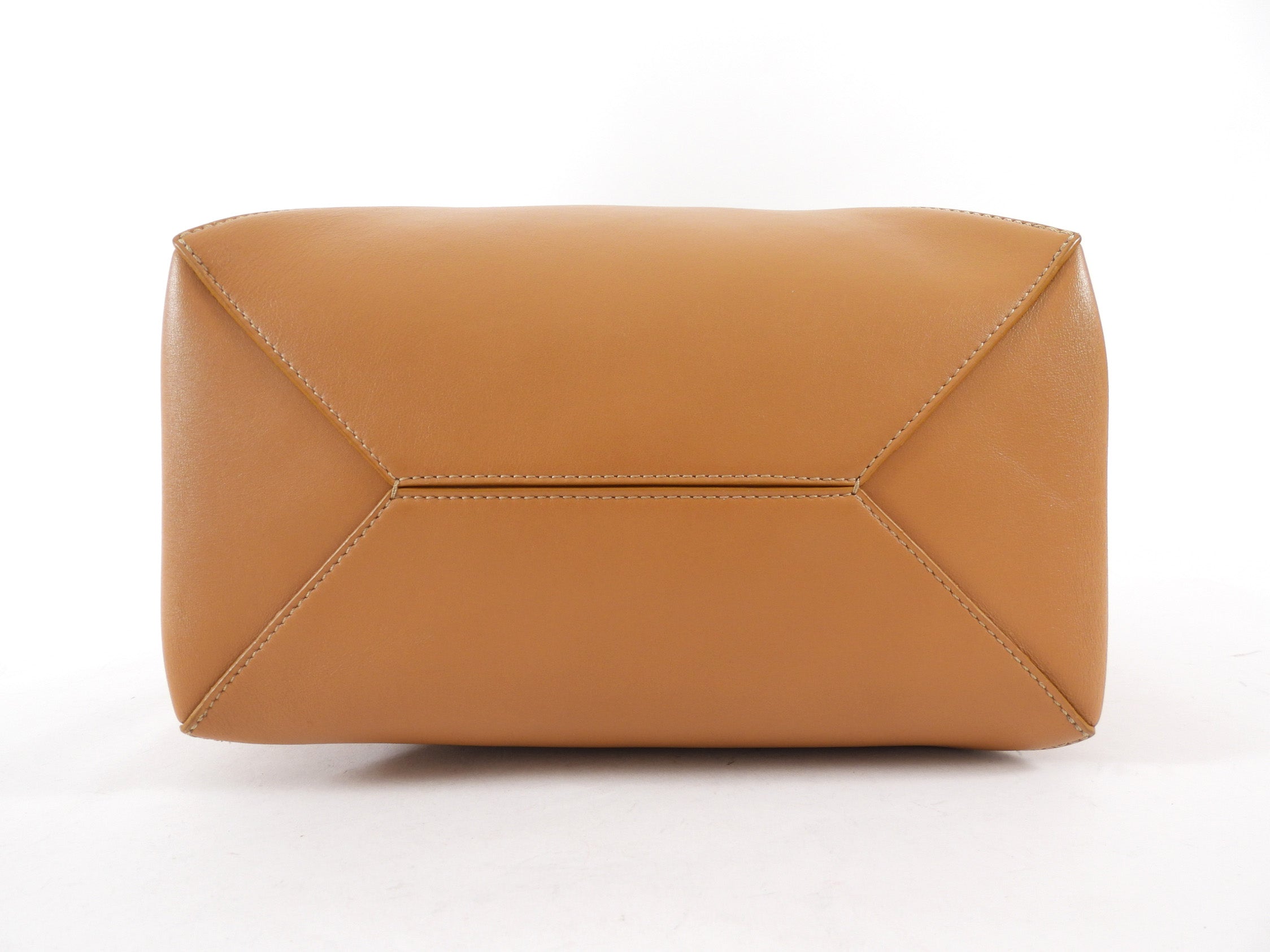 Loewe Tan Leather Puzzle Fold Tote Bag
