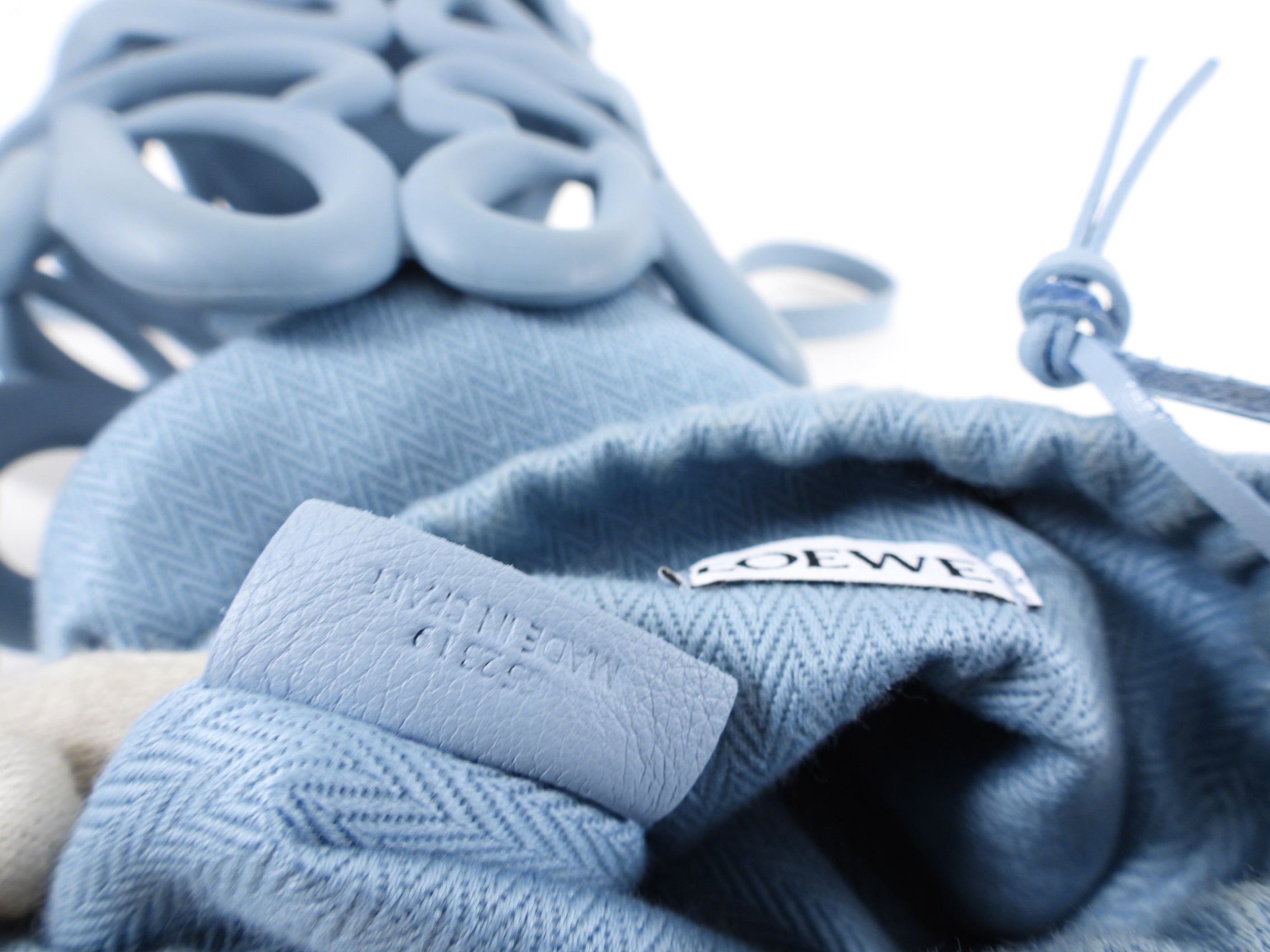 Loewe Anagram inflated pocket in light foam rubber
