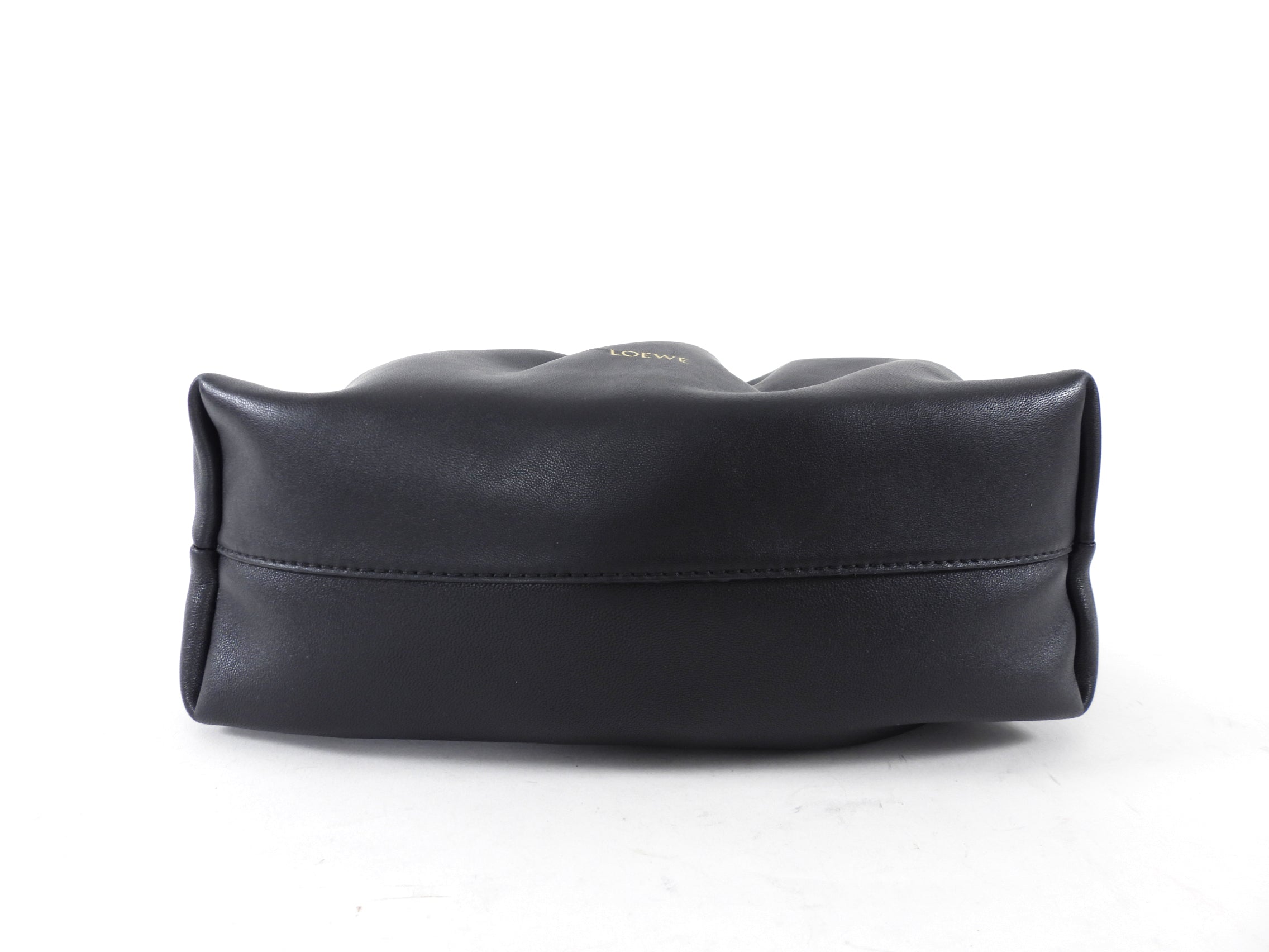 Loewe Flamenco Nappa Medium Chain Drawstring Bag