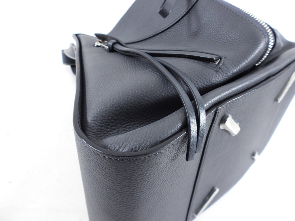 Loewe Grey Leather Hammock Two-Way Bag