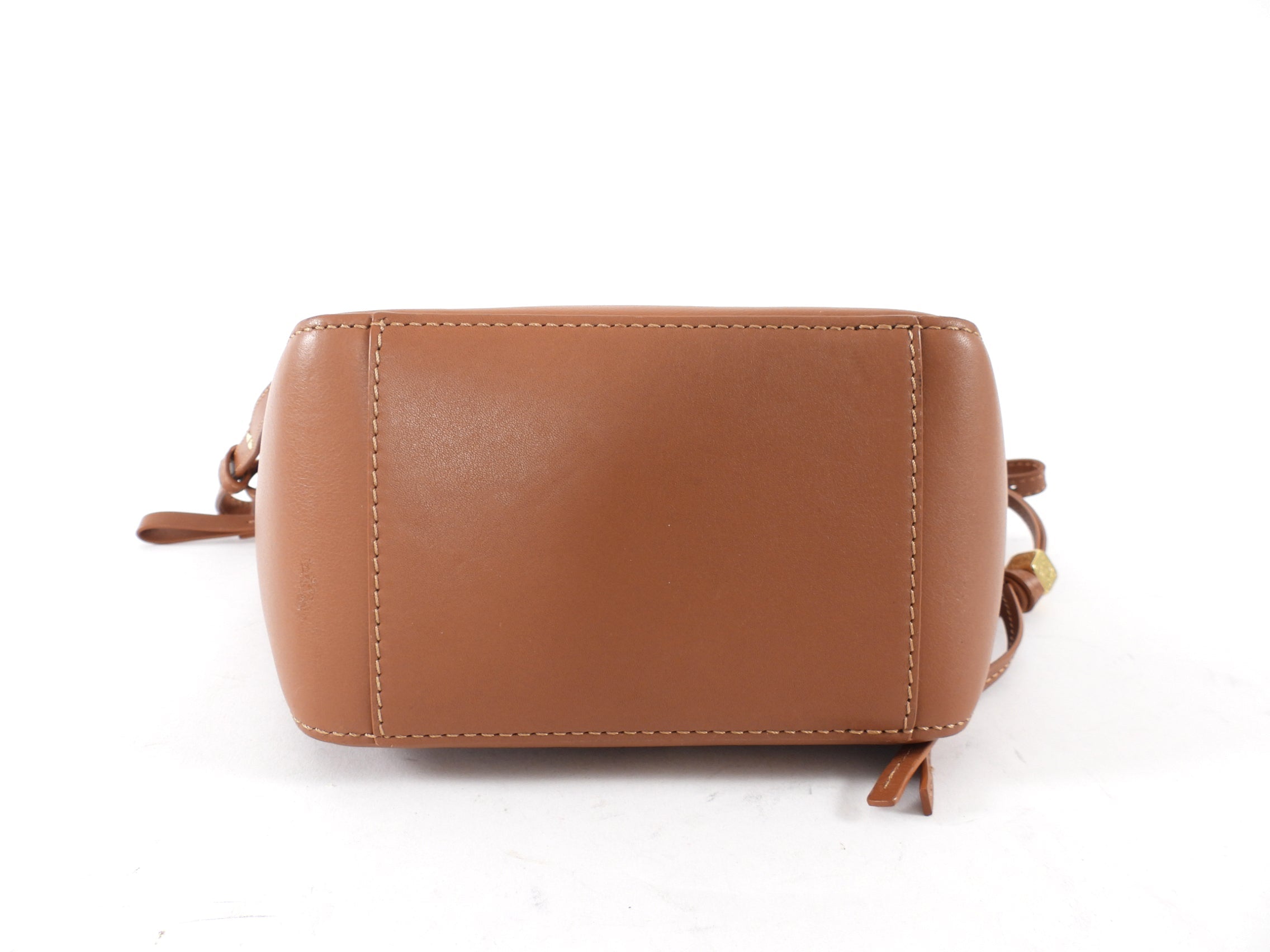 Loewe Tan Leather Mini Hammock Hobo Two Way Bag