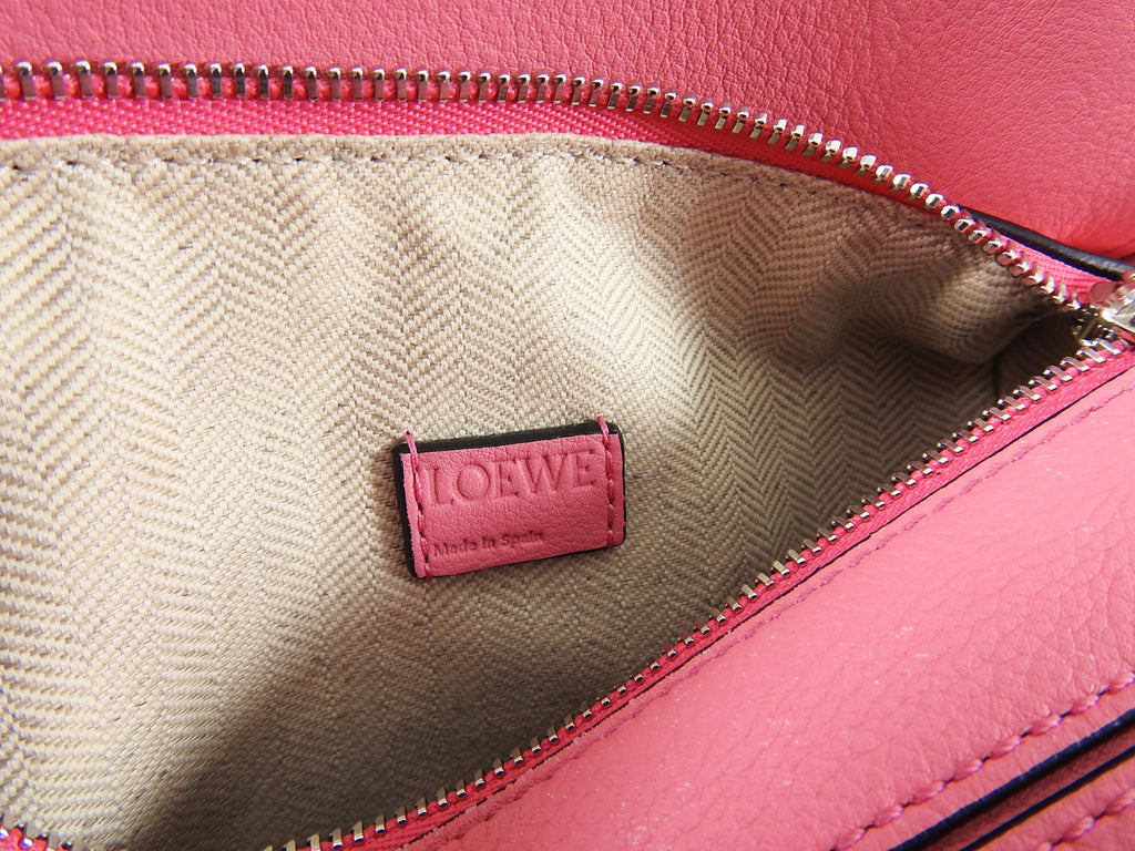 Loewe Hot Pink Mini Puzzle Crossbody Bag