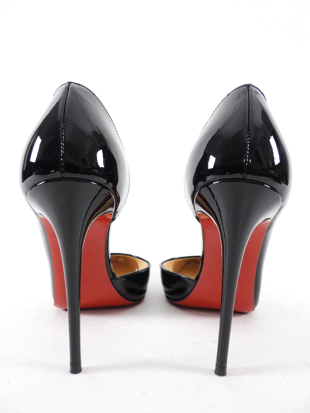 Christian Louboutin Iriza Black Patent 100 Pumps - EU 37.5