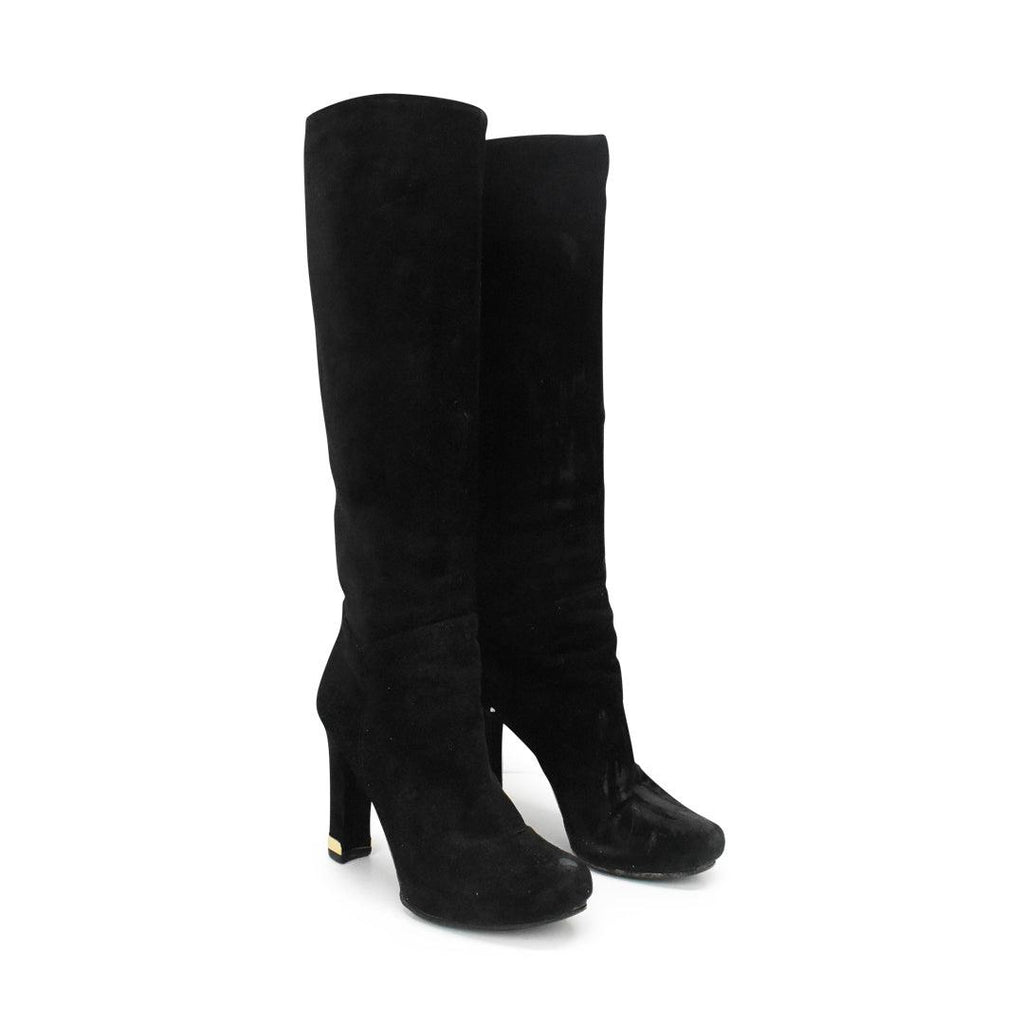 Louis Vuitton Calf-High Boots - Women's 34.5