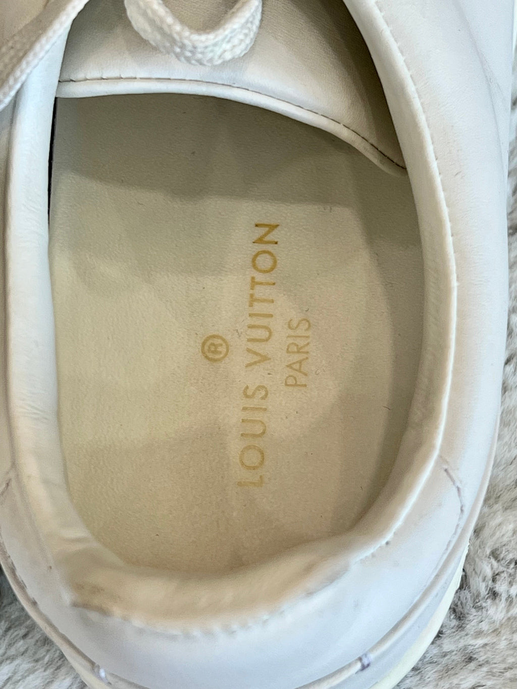 LOUIS VUITTON FRONTROW LOGO TRAINER SNEAKERS