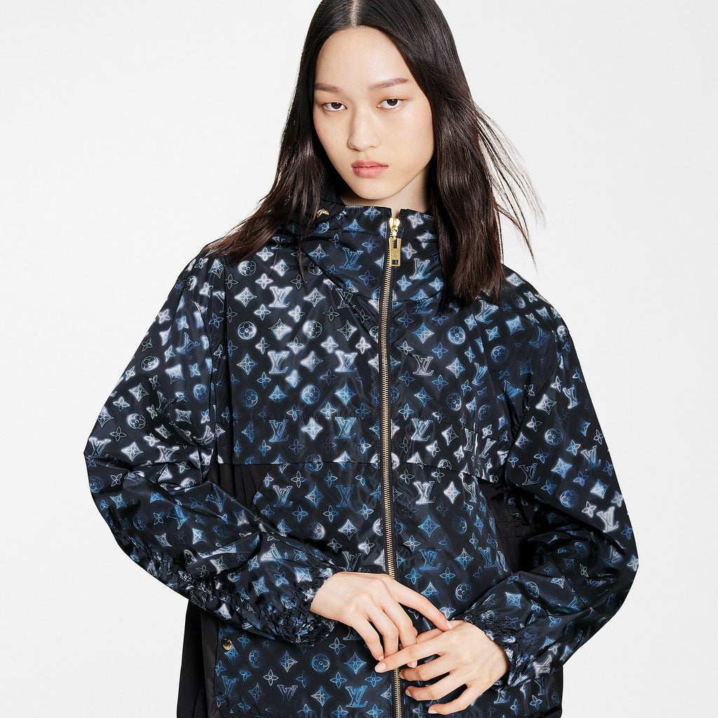 Louis Vuitton 'Mahina Monogram' Windbreaker Jacket - Women's 38