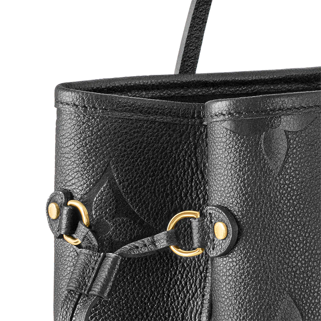 Louis Vuitton Neverfull MM Monogram empreinte Black