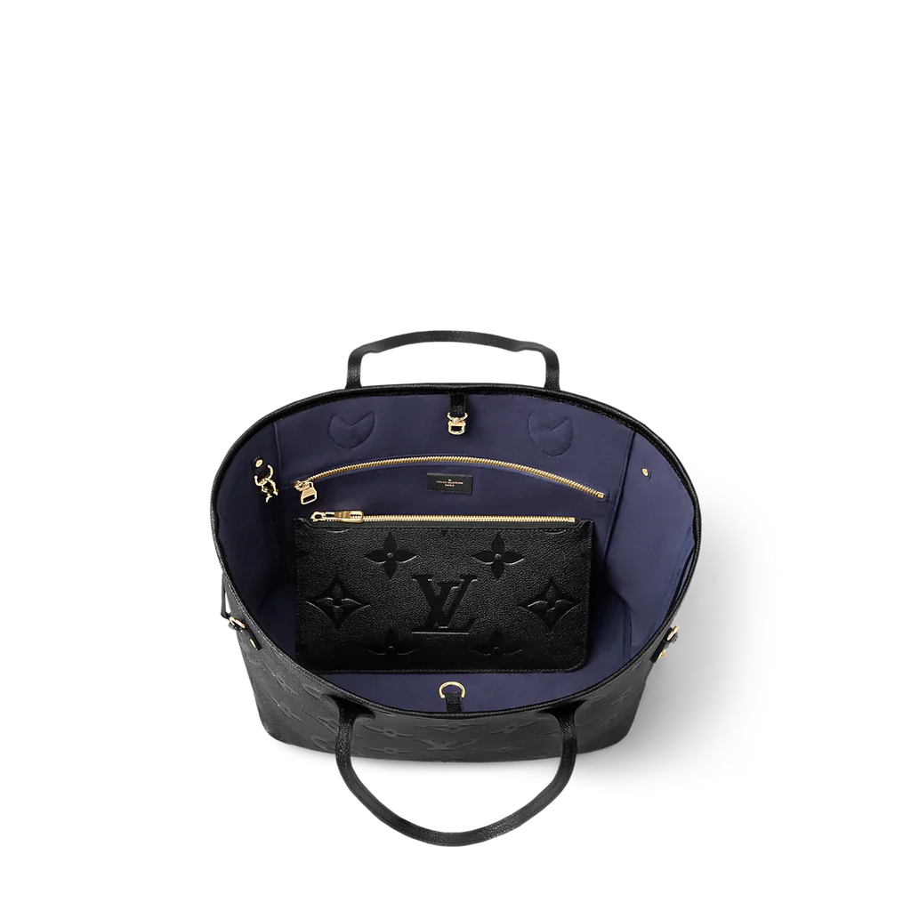 Louis Vuitton Neverfull MM Monogram empreinte Black