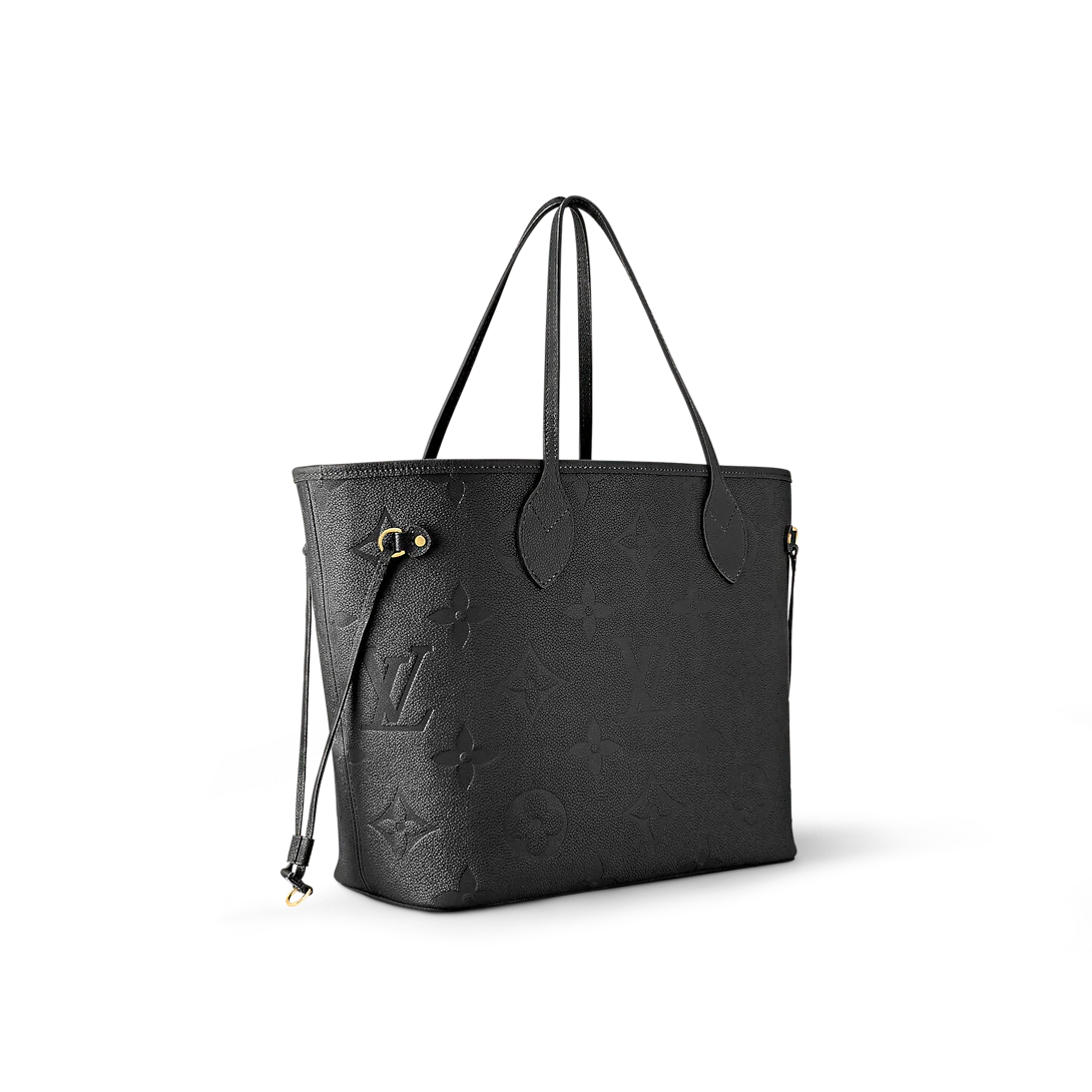 Louis Vuitton Neverfull MM Monogram empreinte Black