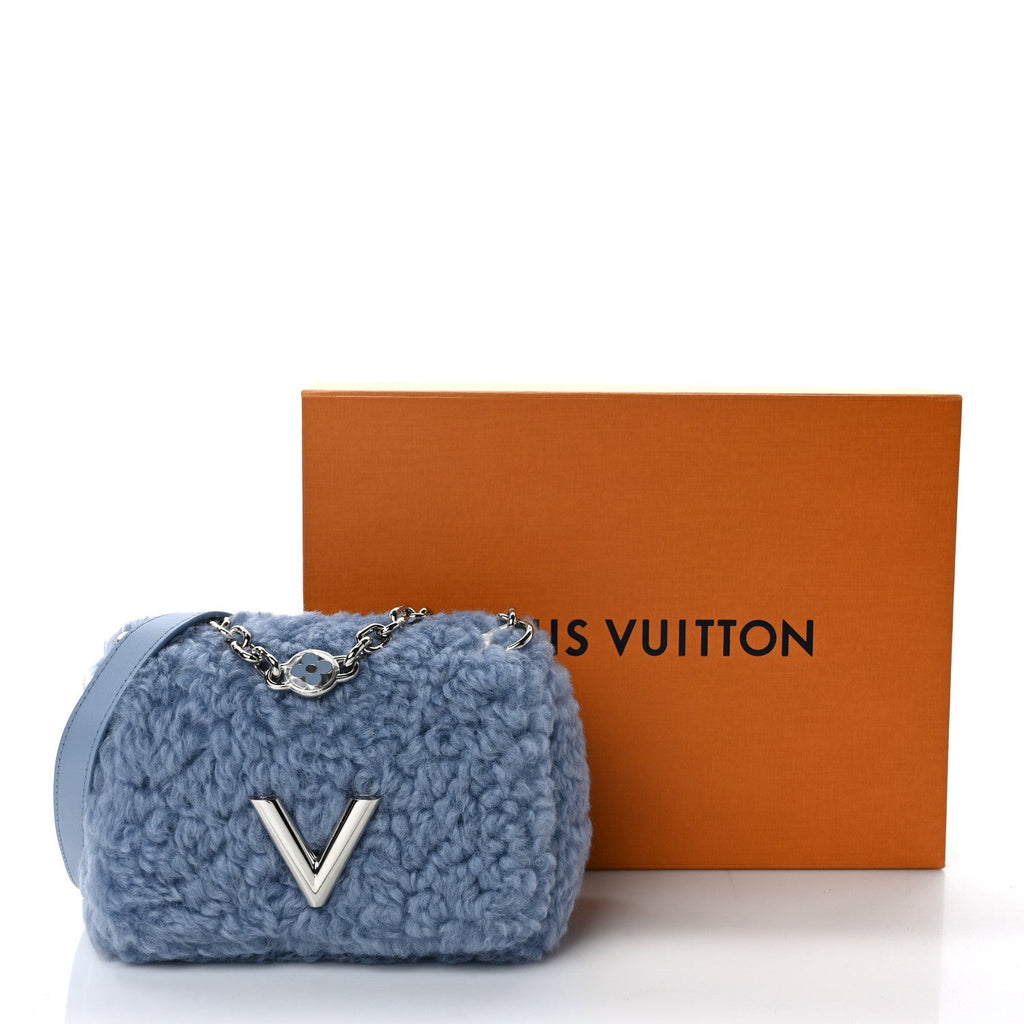 LOUIS VUITTON TWIST SHEARLING MM HANDBAG