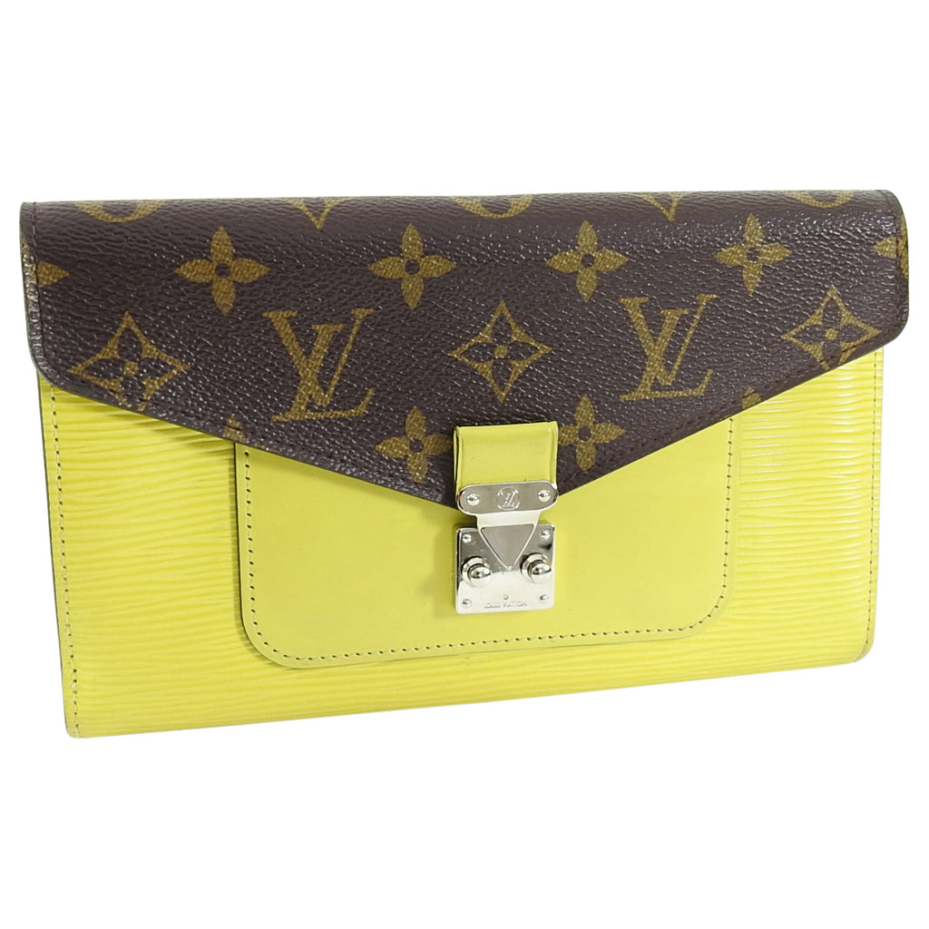 Louis Vuitton Epi Monogram Marie Rose Wallet in Pistache