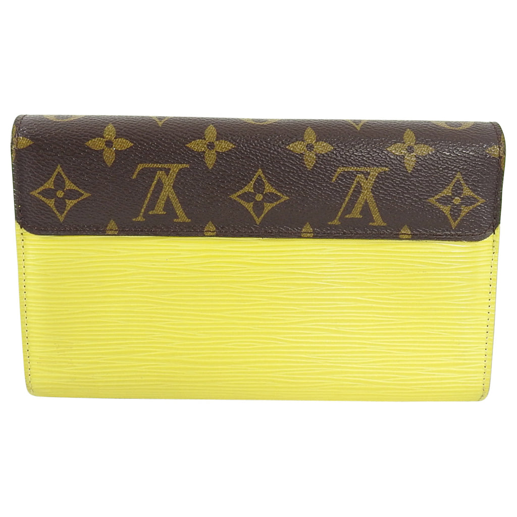 Louis Vuitton Epi Monogram Marie Rose Wallet in Pistache