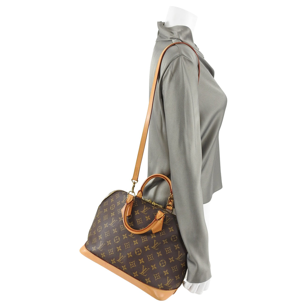 Louis Vuitton Vintage 1995 Monogram Alma PM Bag with Shoulder Strap